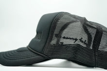 Load image into Gallery viewer, IM SORRY &quot;STITCHED&quot; TRUCKER (BLACK/BLACK)
