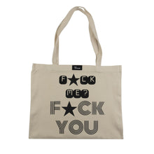 Load image into Gallery viewer, FCK ME FCK YOU WHTE XL BAG
