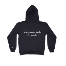 Load image into Gallery viewer, “IM SORRY” Recess Hoodie (BLK)

