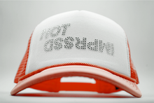 Load image into Gallery viewer, IM SORRY &quot;RHINESTONE&quot; TRUCKER (VARSITY RED/WHITE)
