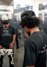 Load image into Gallery viewer, IM SORRY &quot;RHINESTONE&quot; TRUCKER (BLACK/WHITE)
