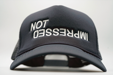 Load image into Gallery viewer, IM SORRY &quot;STITCHED&quot; TRUCKER (NAVYBLUE/WHITE)
